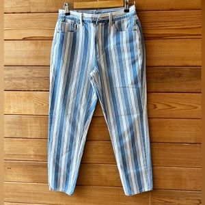 American Eagle Striped Mom Jean Size 4